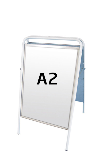 Expo Sign Kundenstopper - A2 - weiß
